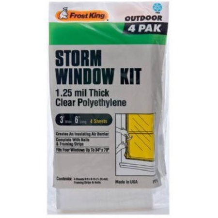 THERMWELL PRODUCTS 4PK 3x6 Out Wind Kit P714H